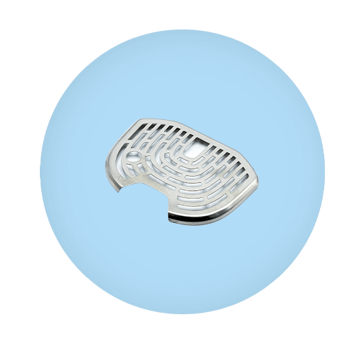 Tropfgitter aus Edelstahl für Lavazza Assoluta